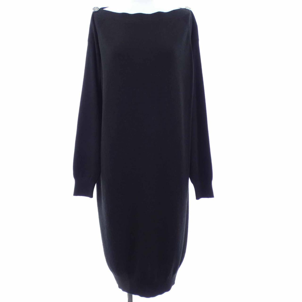 Hermes EX-LIBRIS silk cashmere dress