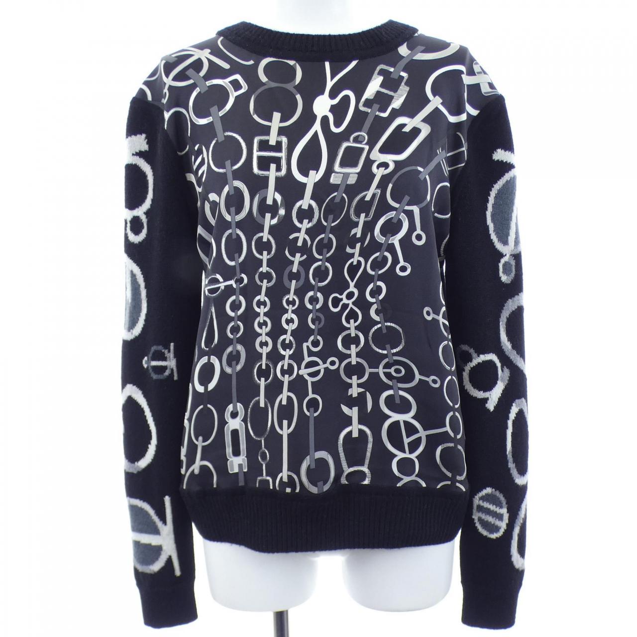 Hermes DO RE BOUCLES Silk Cashmere Knit