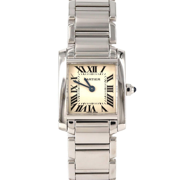 Cartier Tank Francaise White Gold Quartz