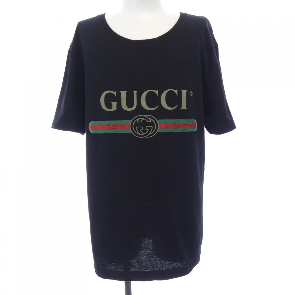 Gucci Gucci Logo Washed Oversize Cotton T Shirt