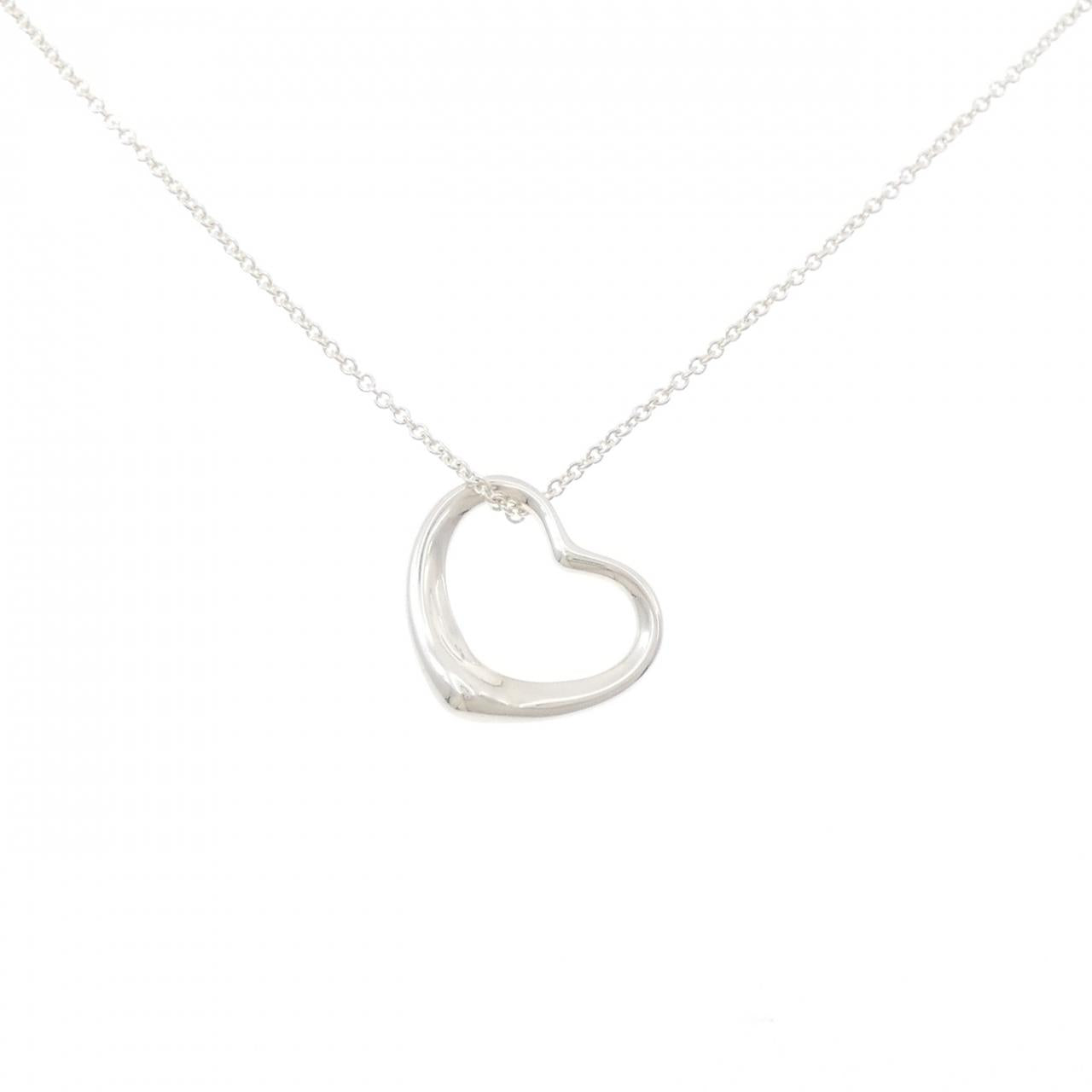 Tiffany Open Heart 925 Silver Necklace