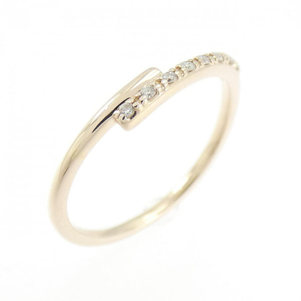 ete K10 Pink Gold Diamond Ring