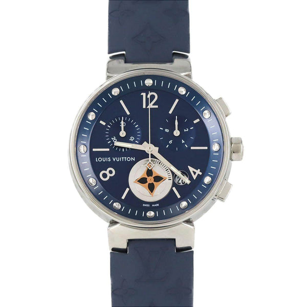 Louis Vuitton Tambour Moon Star Chronograph Stainless Steel Watch