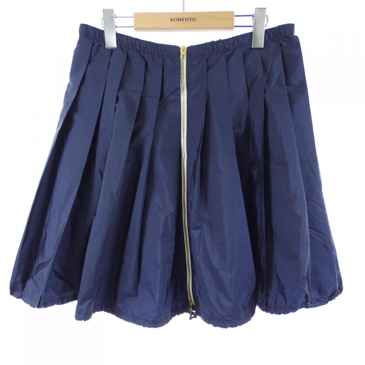 Prada Light Pleated Skirt Re-Nylon Skirt