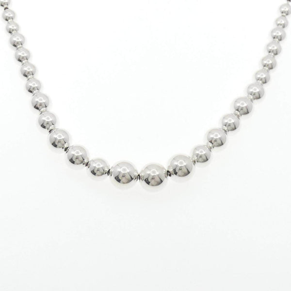 Tiffany & Co. Graduated Ball 925 Silver Necklace