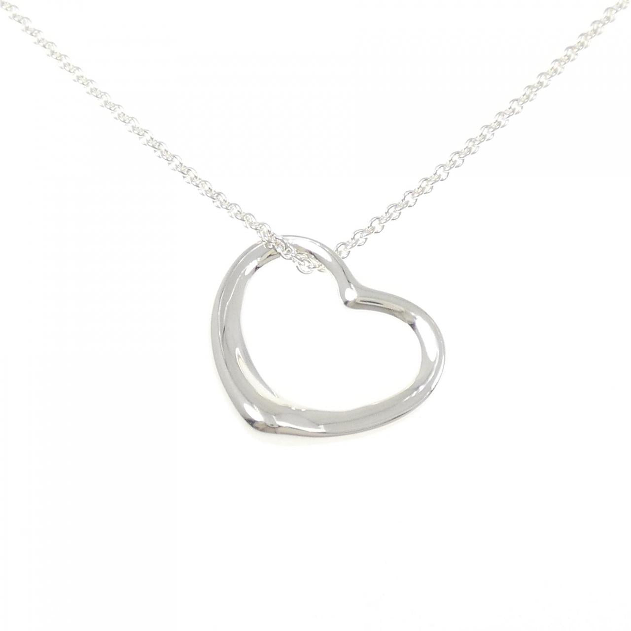 Tiffany Open Heart 925 Silver Necklace