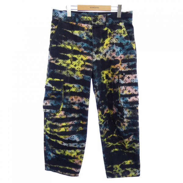 Louis Vuitton Printed Monogram Tie-Dye Denim Pants