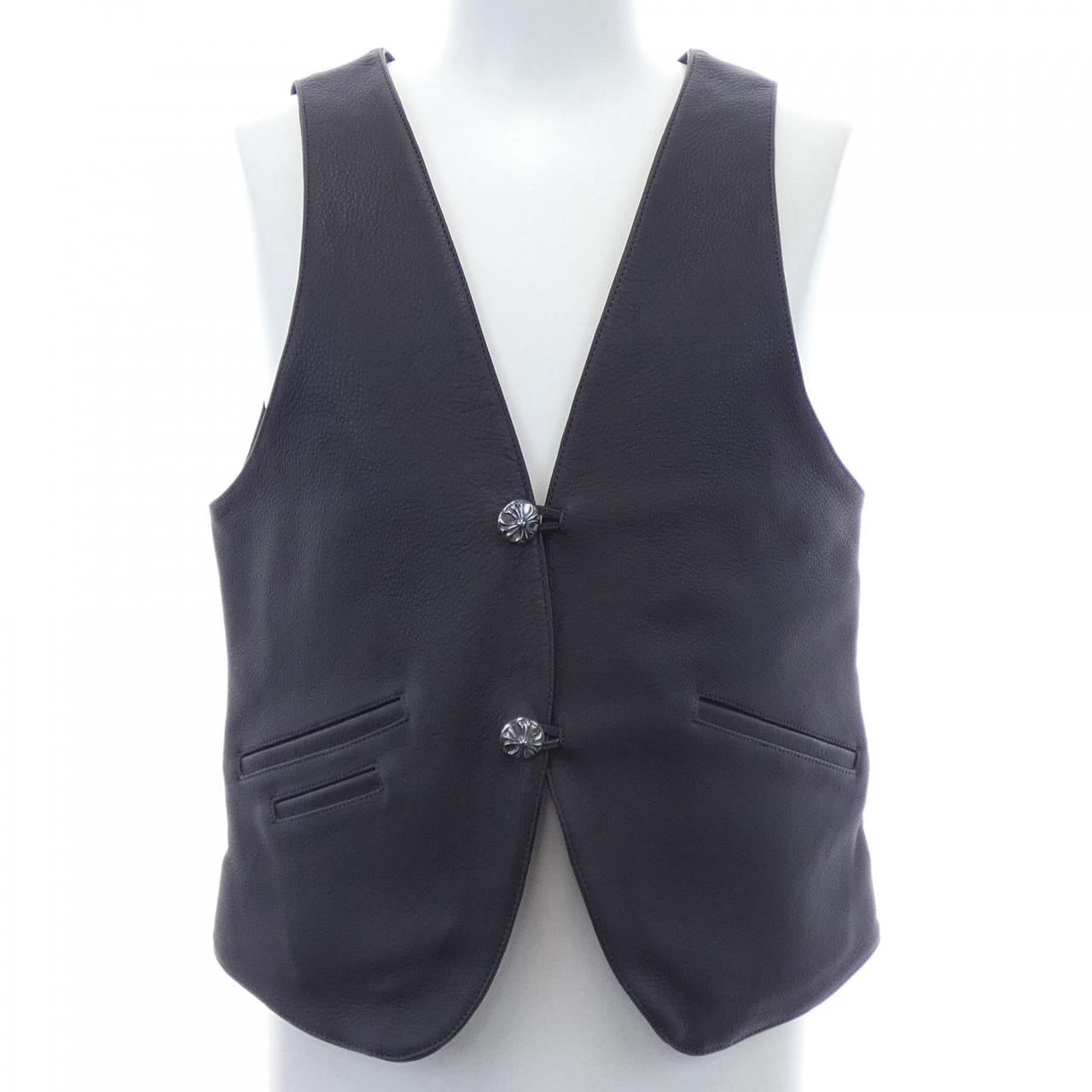 CHROME HEARTS CLSSC 2B Leather Vest
