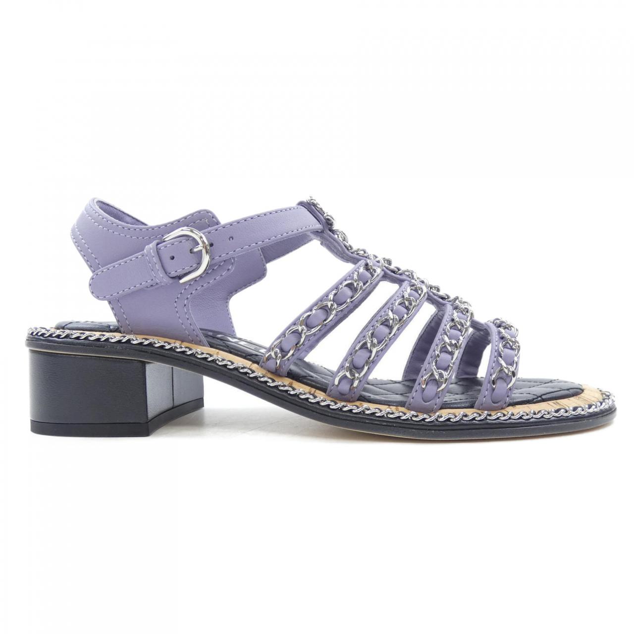 Chanel G45669X01000 Lambskin Sandals