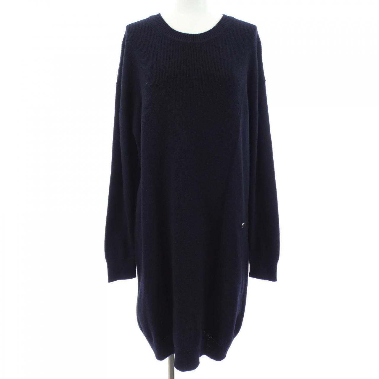 Hermes Canadian Button Cashmere Dress