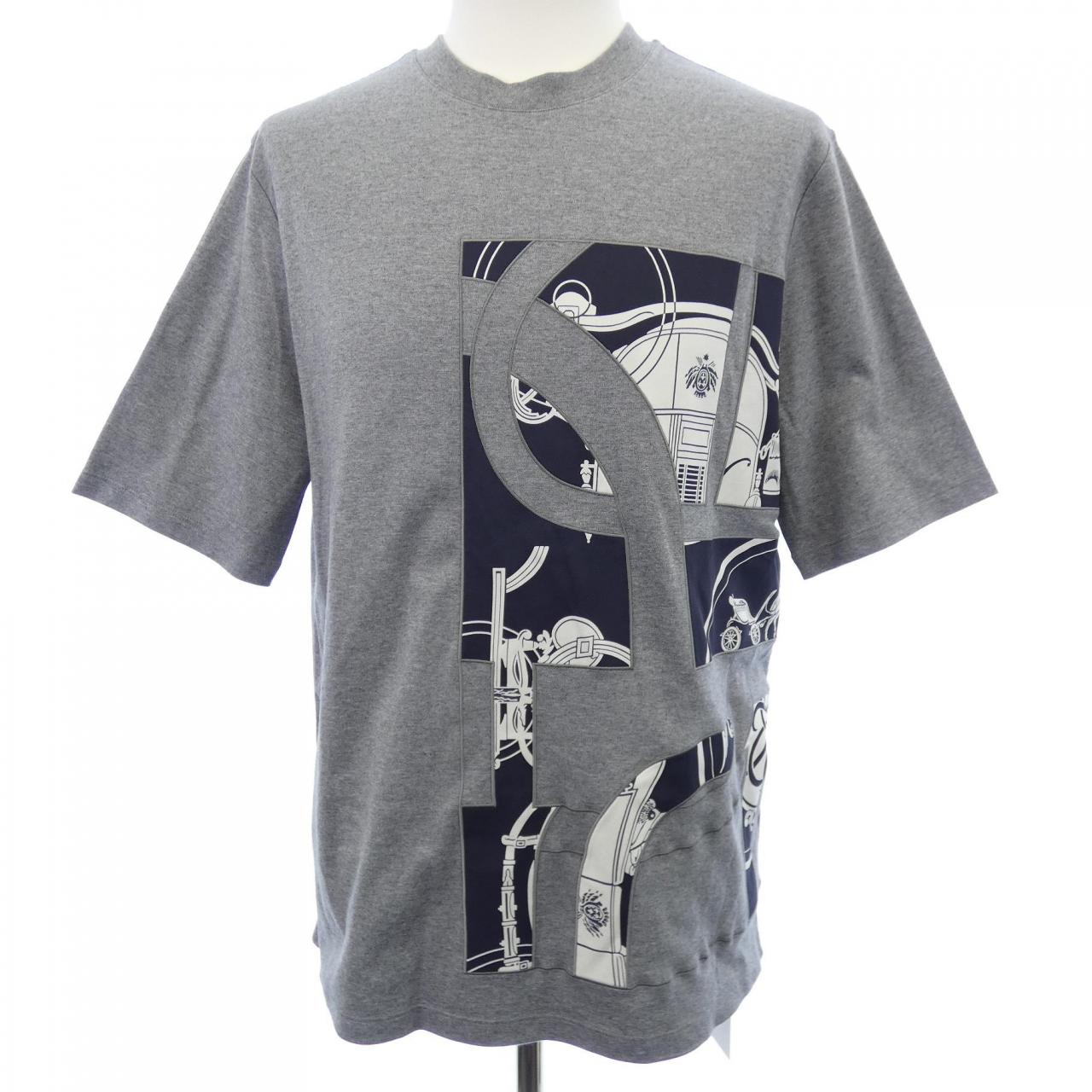 Hermes EX-LIBRIS Cashmere Blend T Shirt Size S