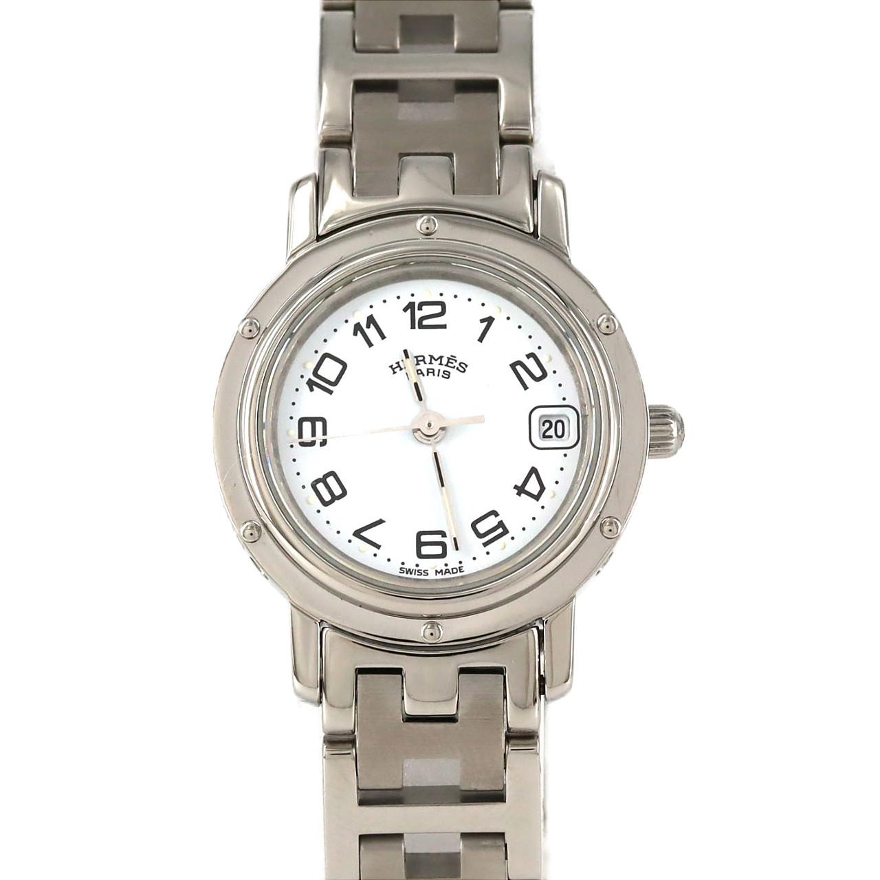 Hermes Clipper Stainless Steel Quartz