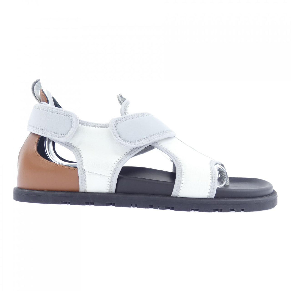Hermes Giorno Leather Sandals