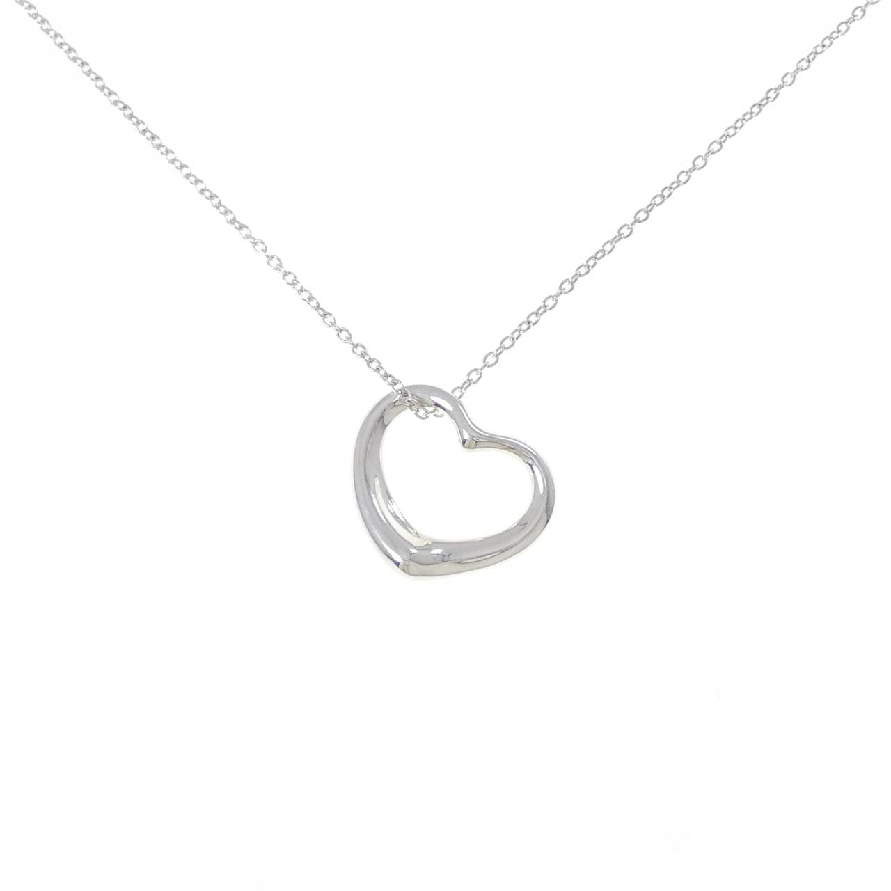 Tiffany & Co. Open Heart 925 Silver Necklace