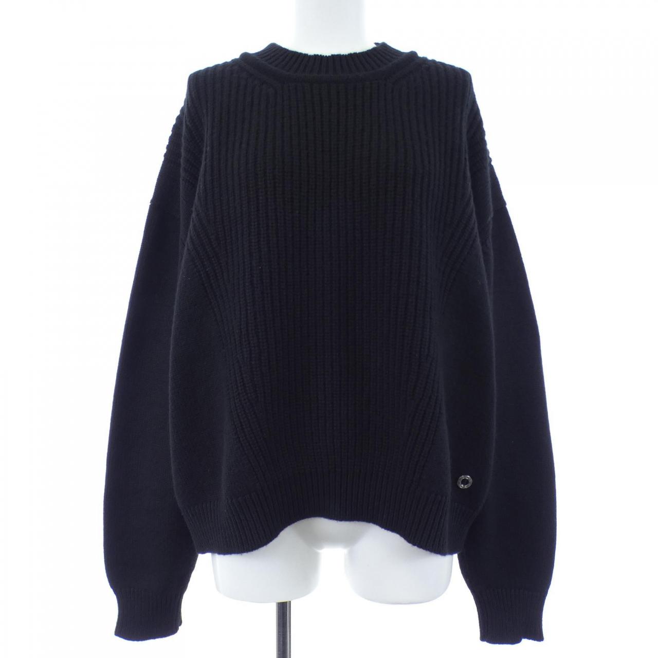 Hermes Jersey Rib Cashmere Knitwear