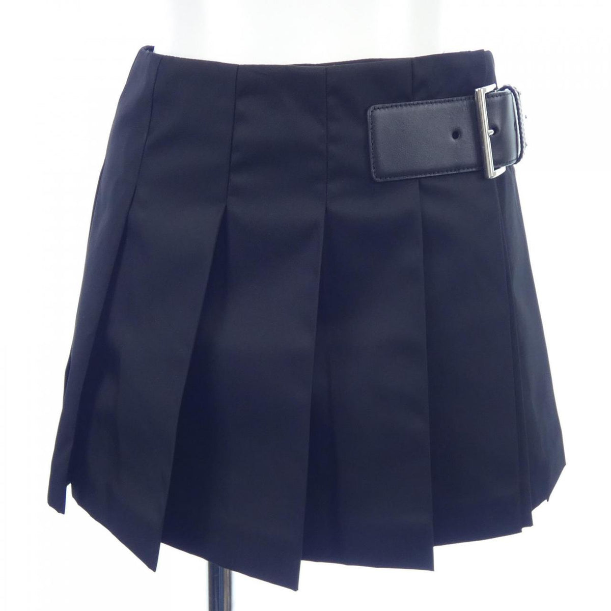 Prada Triangle Logo Re-Nylon Skirt
