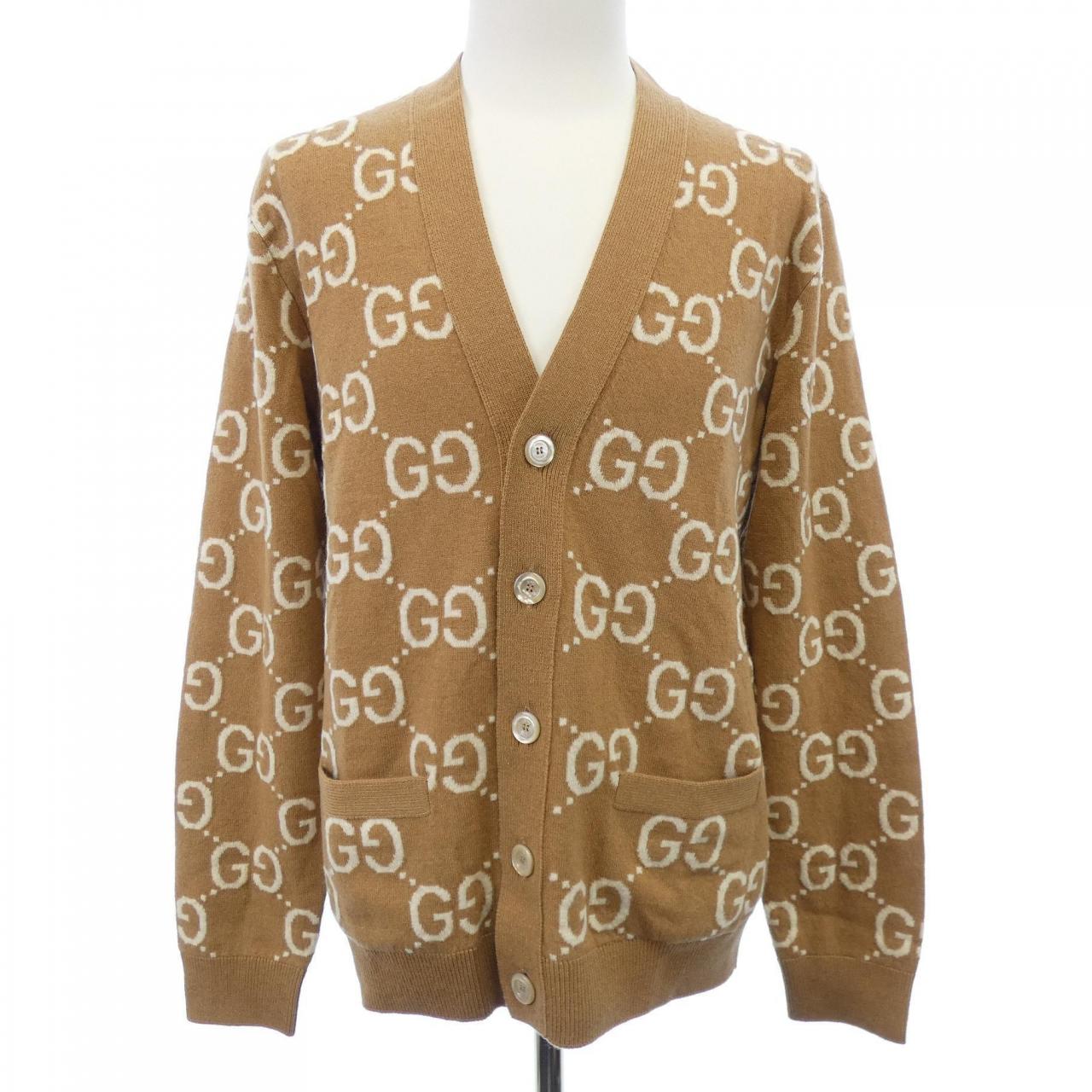 Gucci GG Wool Jacquard Cardigan