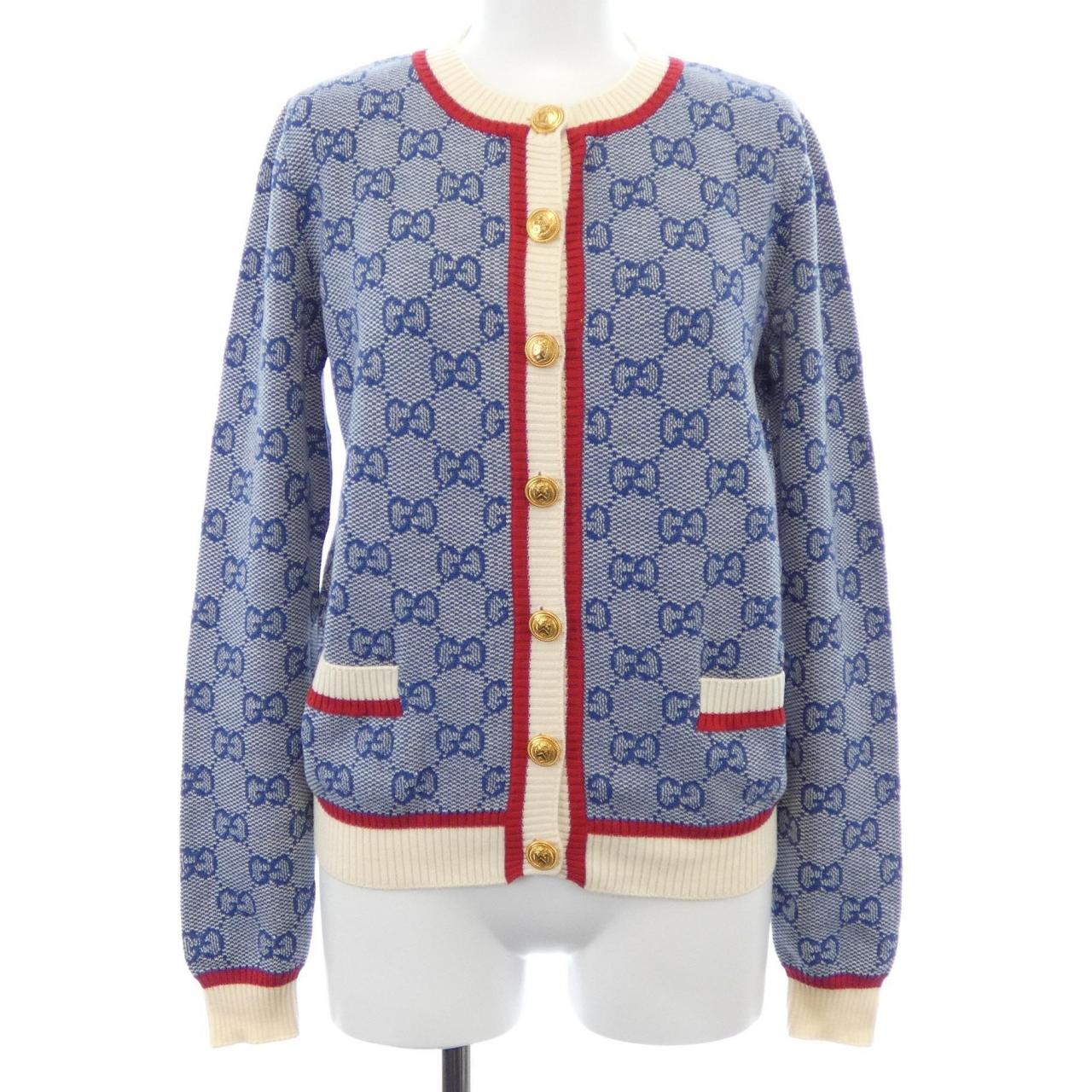Gucci GG Pattern Knit Cardigan