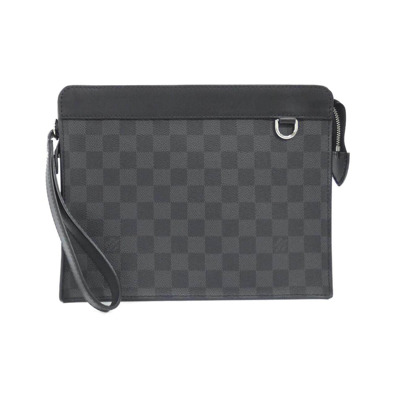 Louis Vuitton Damier Graphite Stand Pouch Clutch