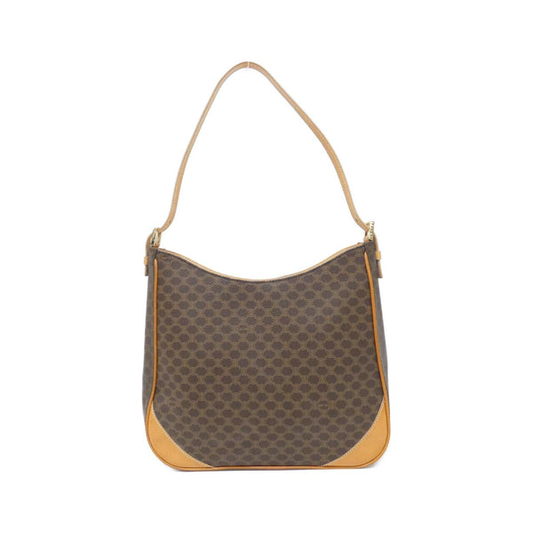 Celine Coated Canvas Shoulder Bag