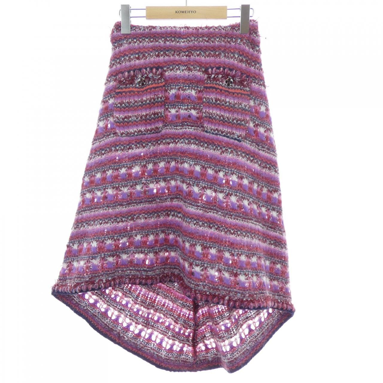 Chanel Silk Skirt