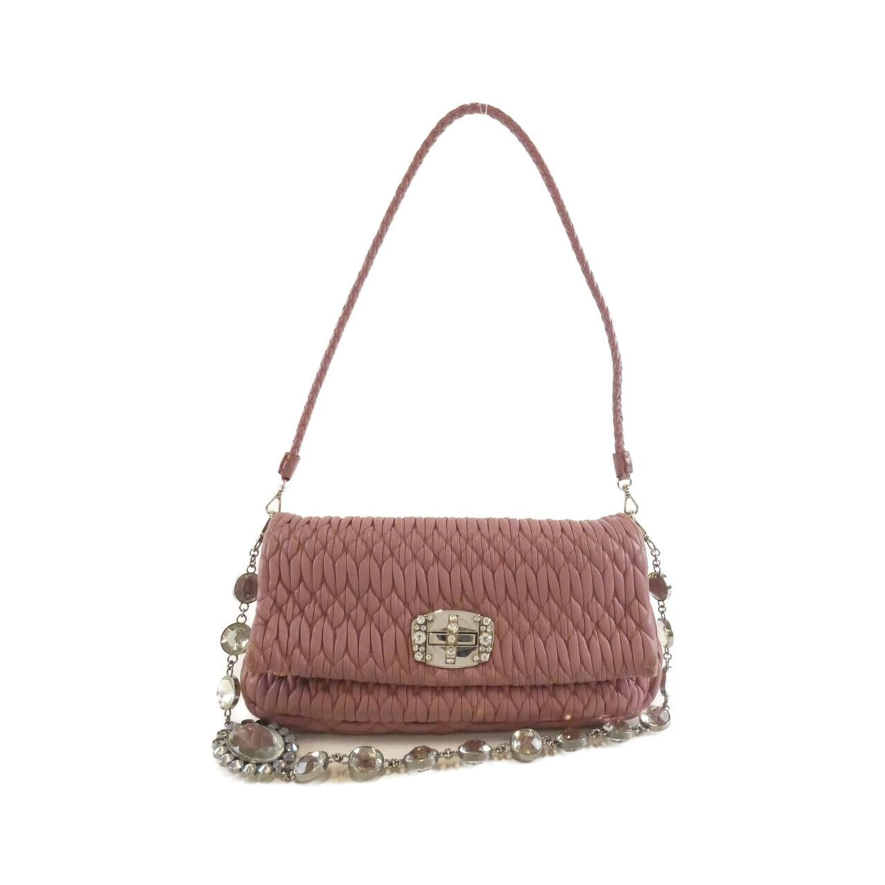 Miu Miu NAPPA CRISTAL Shoulder Bag