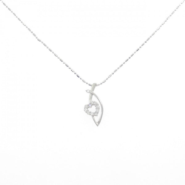 Au750 White Gold Diamond Necklace