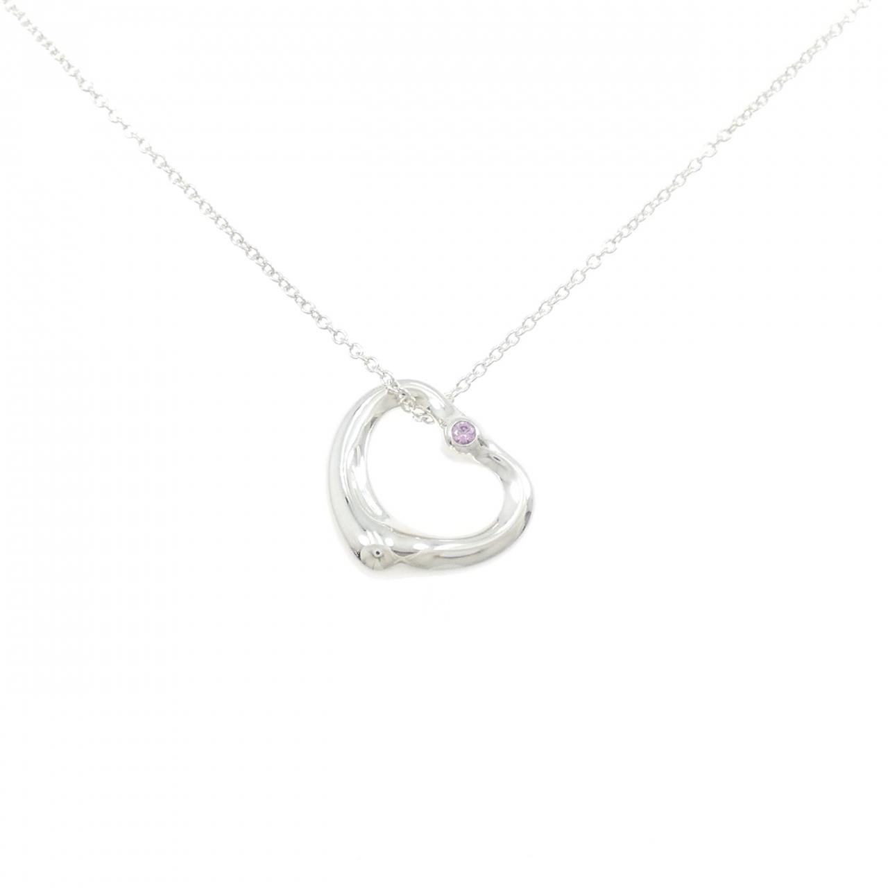 Tiffany Open Heart 925 Silver Necklace