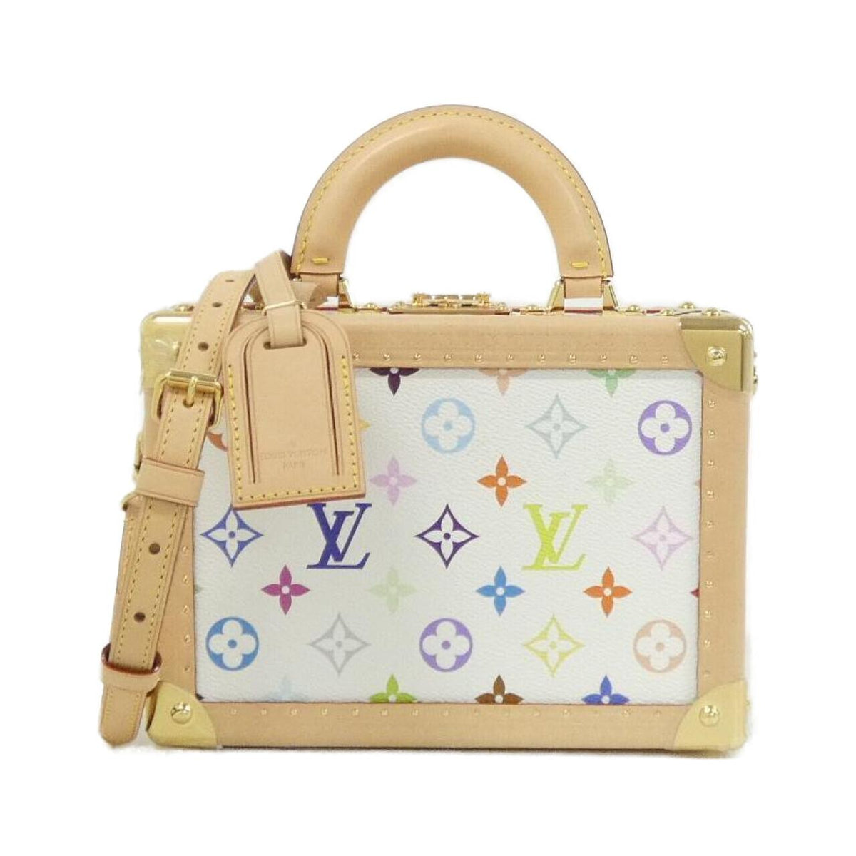 Louis Vuitton Petite Valise Coated Canvas Bag
