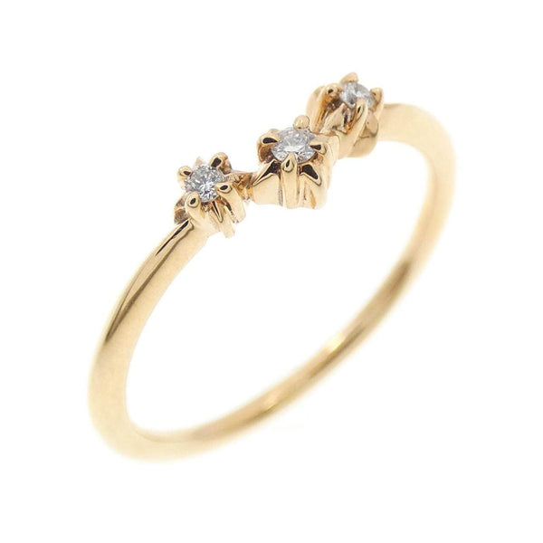 4C K10 Yellow Gold Diamond Ring