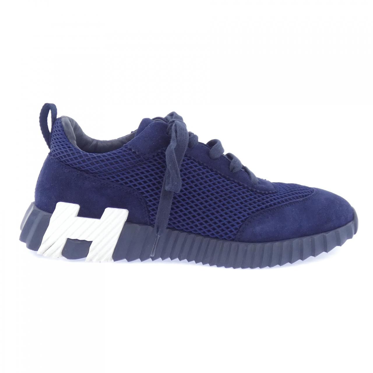 Hermes Bouncing Mesh Graphic Chevre Velours Sneakers