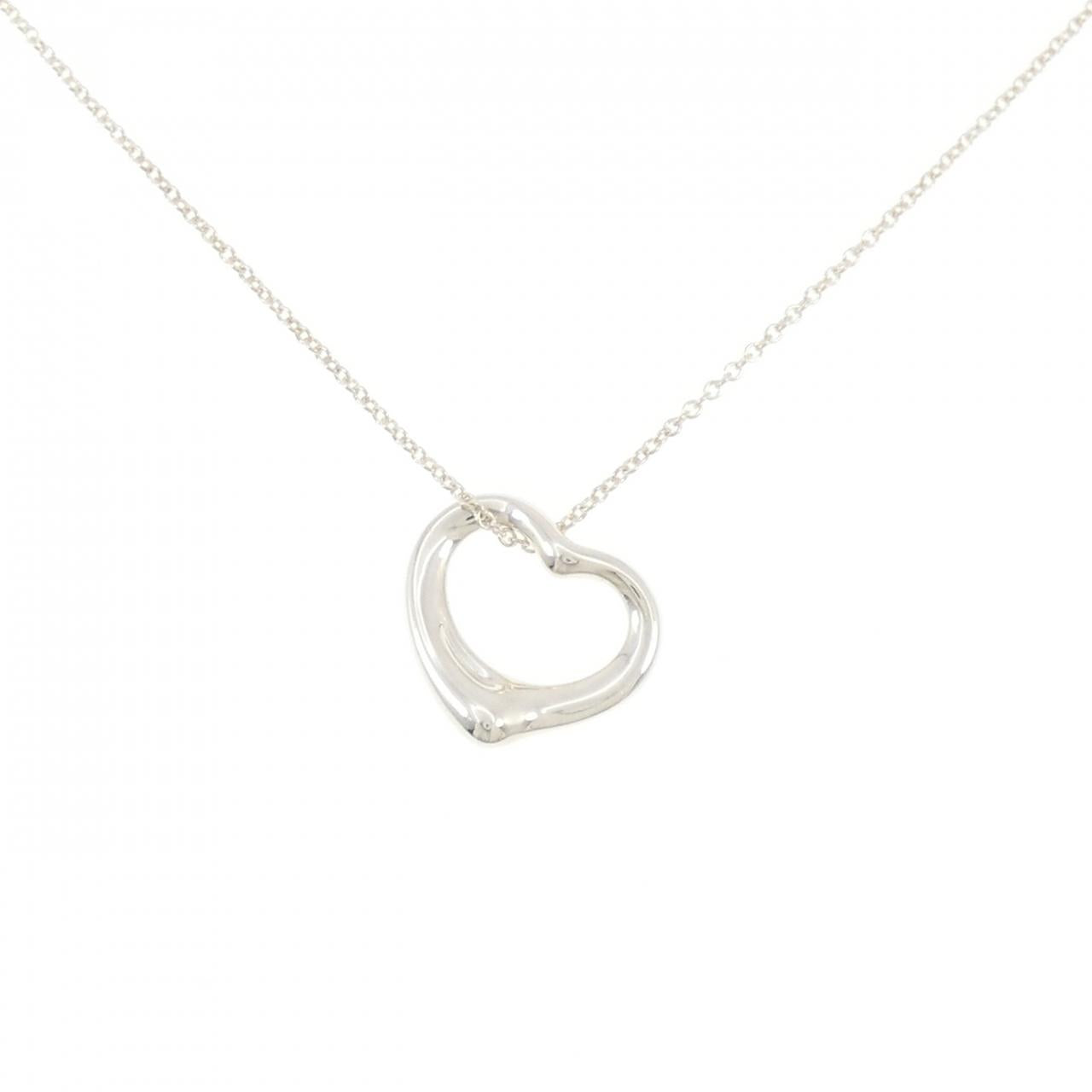 Tiffany Open Heart 925 Silver Necklace