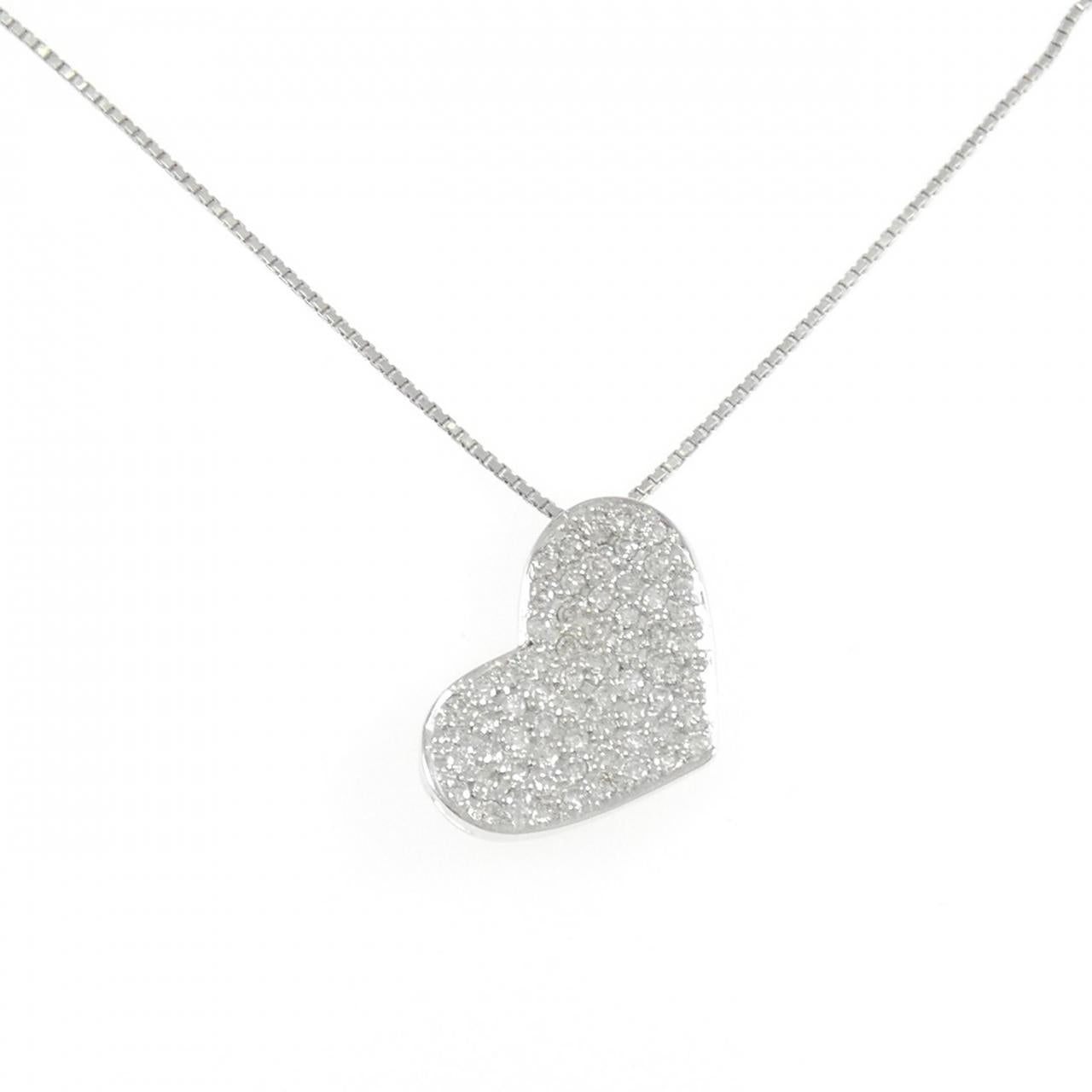 Au750 Diamond Heart Necklace