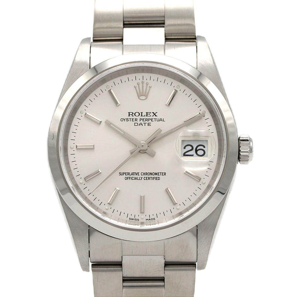 Rolex Oyster Perpetual Date Stainless Steel Watch