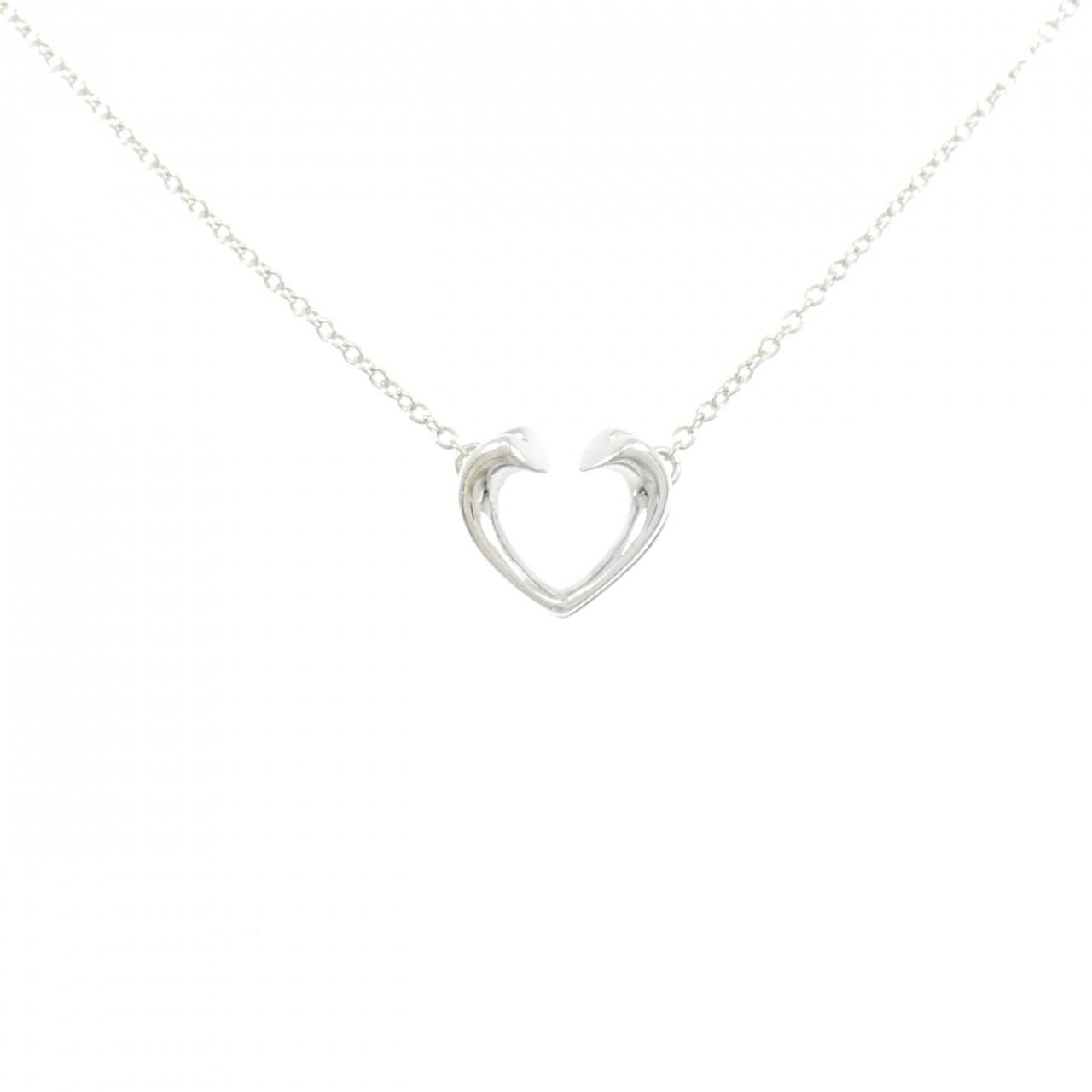 Tiffany Tenderness 2 Heart Small 925 Silver Necklace