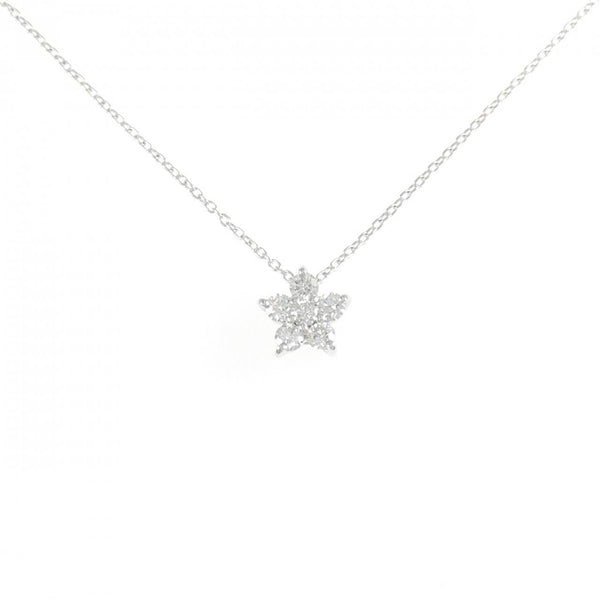Au750 Flower Diamond Necklace
