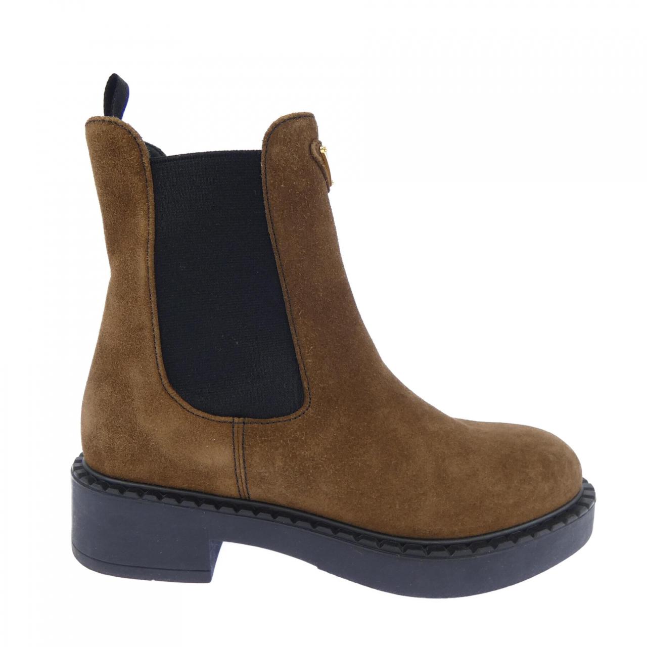 Prada Calf Suede Boots