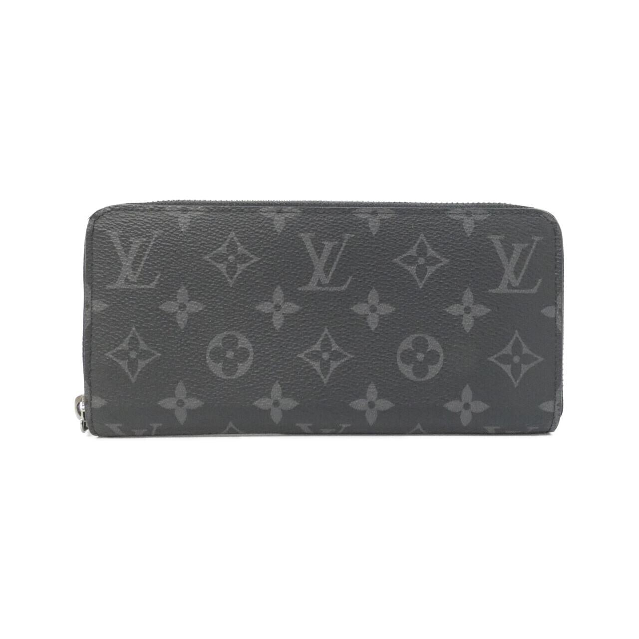 Louis Vuitton Zippy Wallet Horizontal Monogram Eclipse Long Wallet