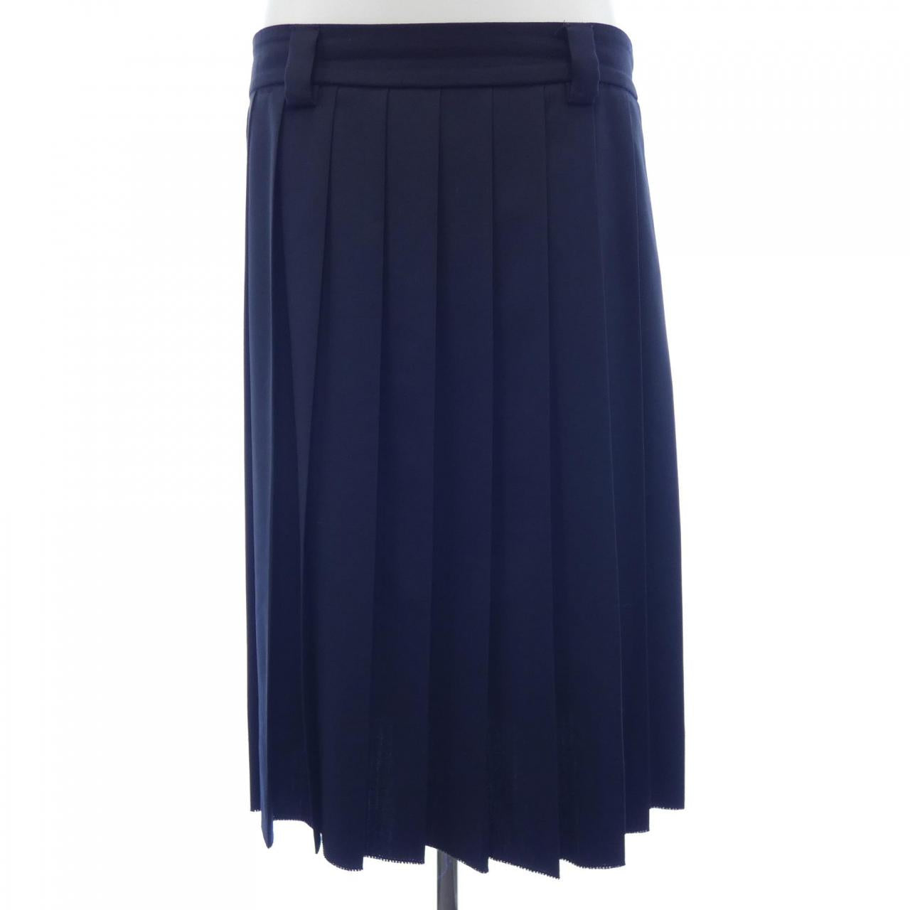 Miu Miu Pleated Batavia Skirt