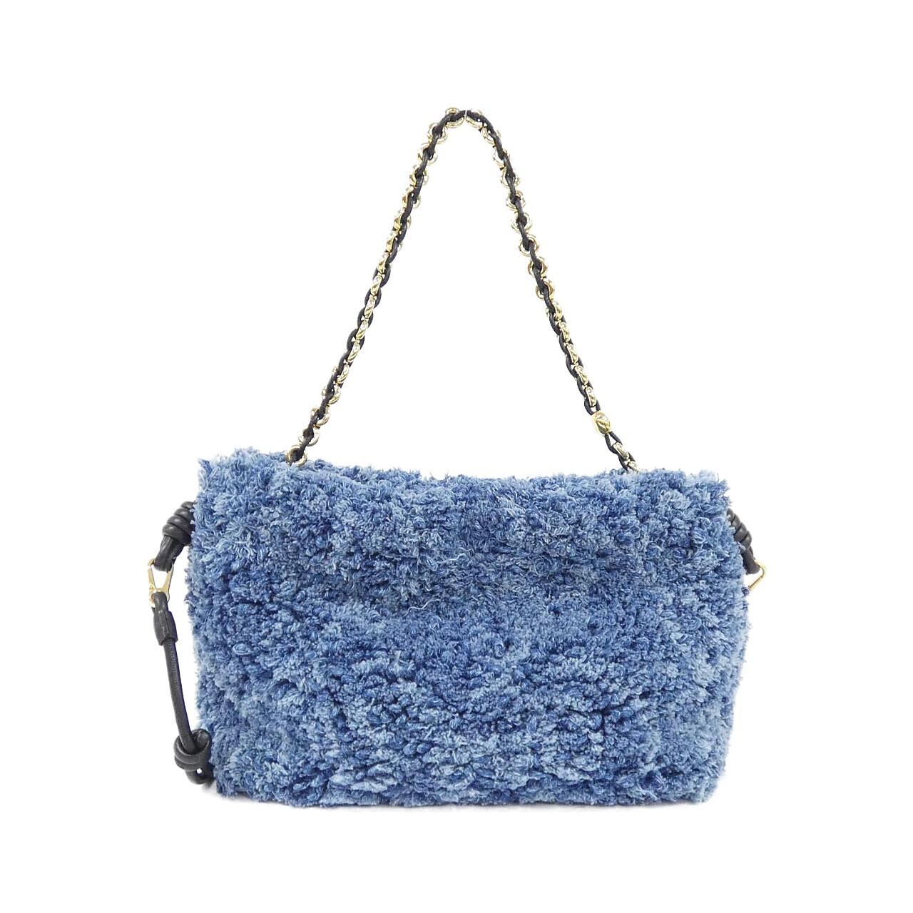 Loewe Flamenco Purse Medium Denim Shoulder Bag