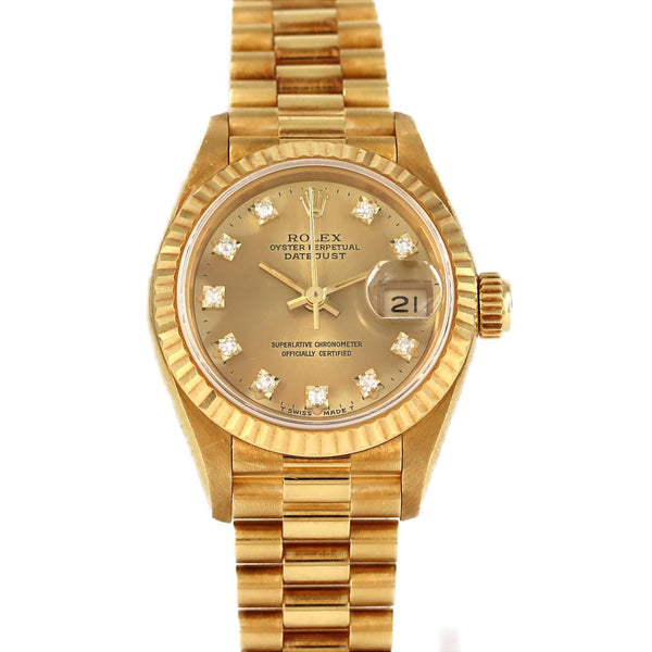 Rolex Datejust Yellow Gold Watch
