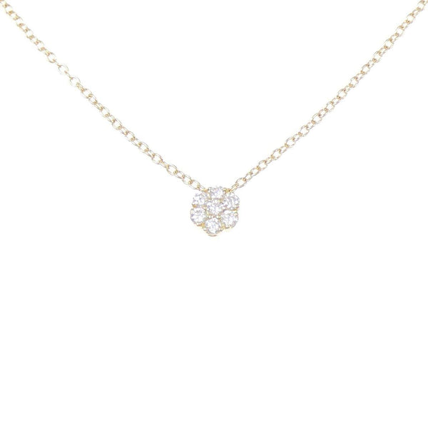 Ponte Vecchio Au750 Diamond Flower Necklace