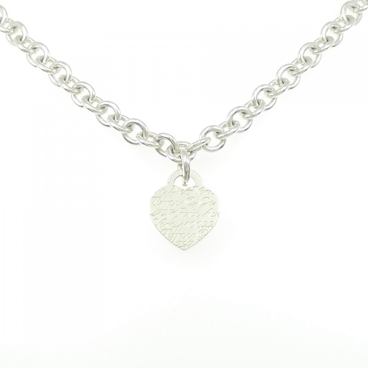 Tiffany 925 Silver Heart Necklace