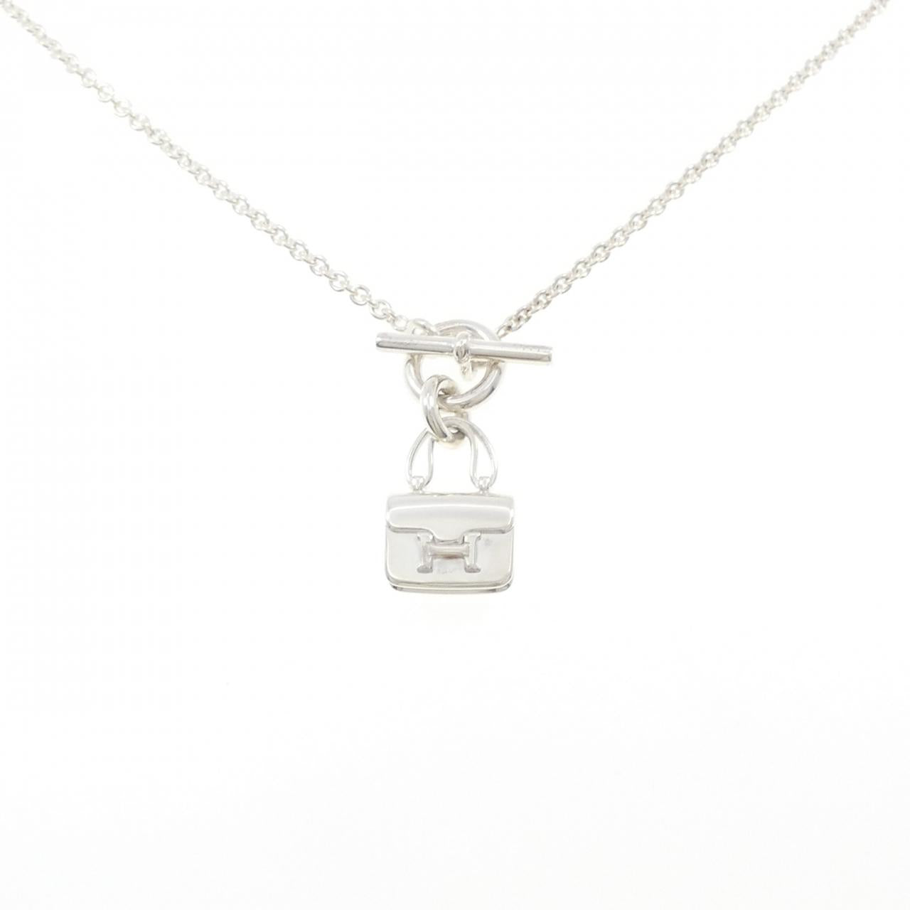 Hermes Amulette Constance 925 Silver Necklace