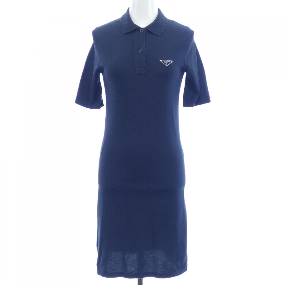 Prada Triangle Logo Dress