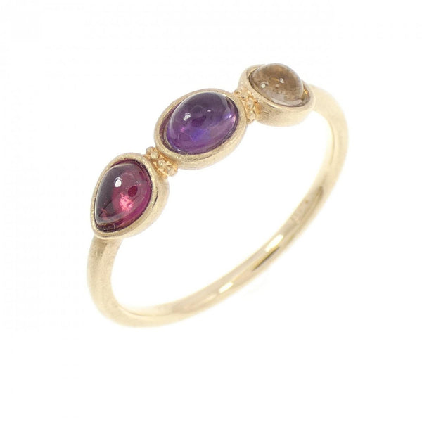 agete K10 Yellow Gold Color Stone Ring