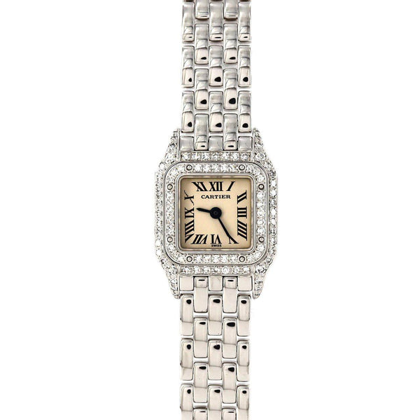 Cartier Mini Panthere White Gold Quartz