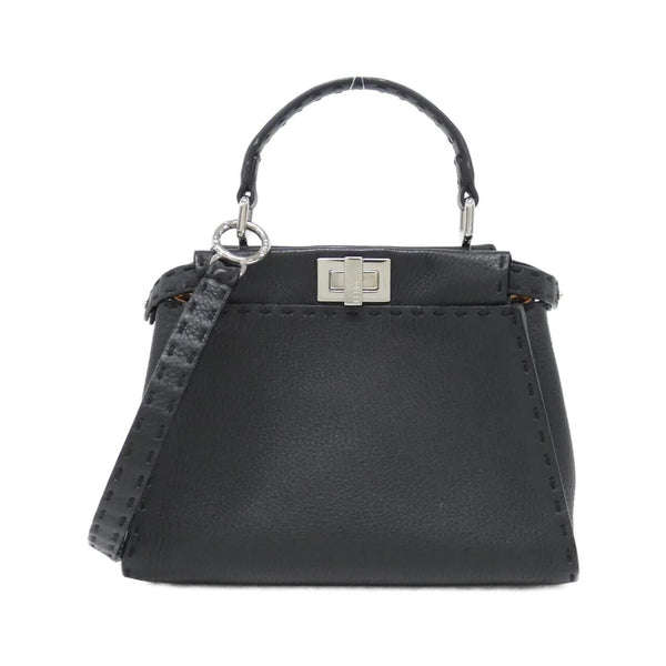 Fendi Selleria Peekaboo Mini Calf Handbag