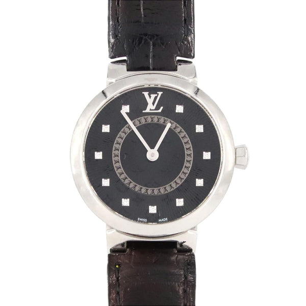 Louis Vuitton Tambour Slim Stainless Steel Quartz