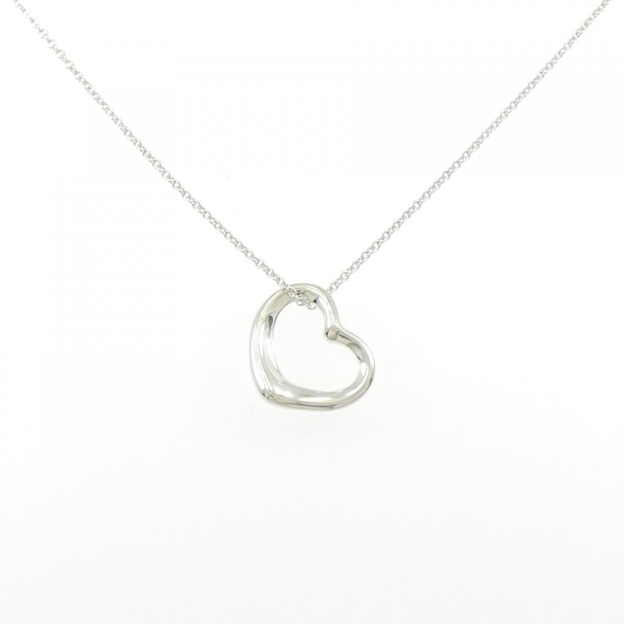 Tiffany Open Heart 925 Silver Necklace